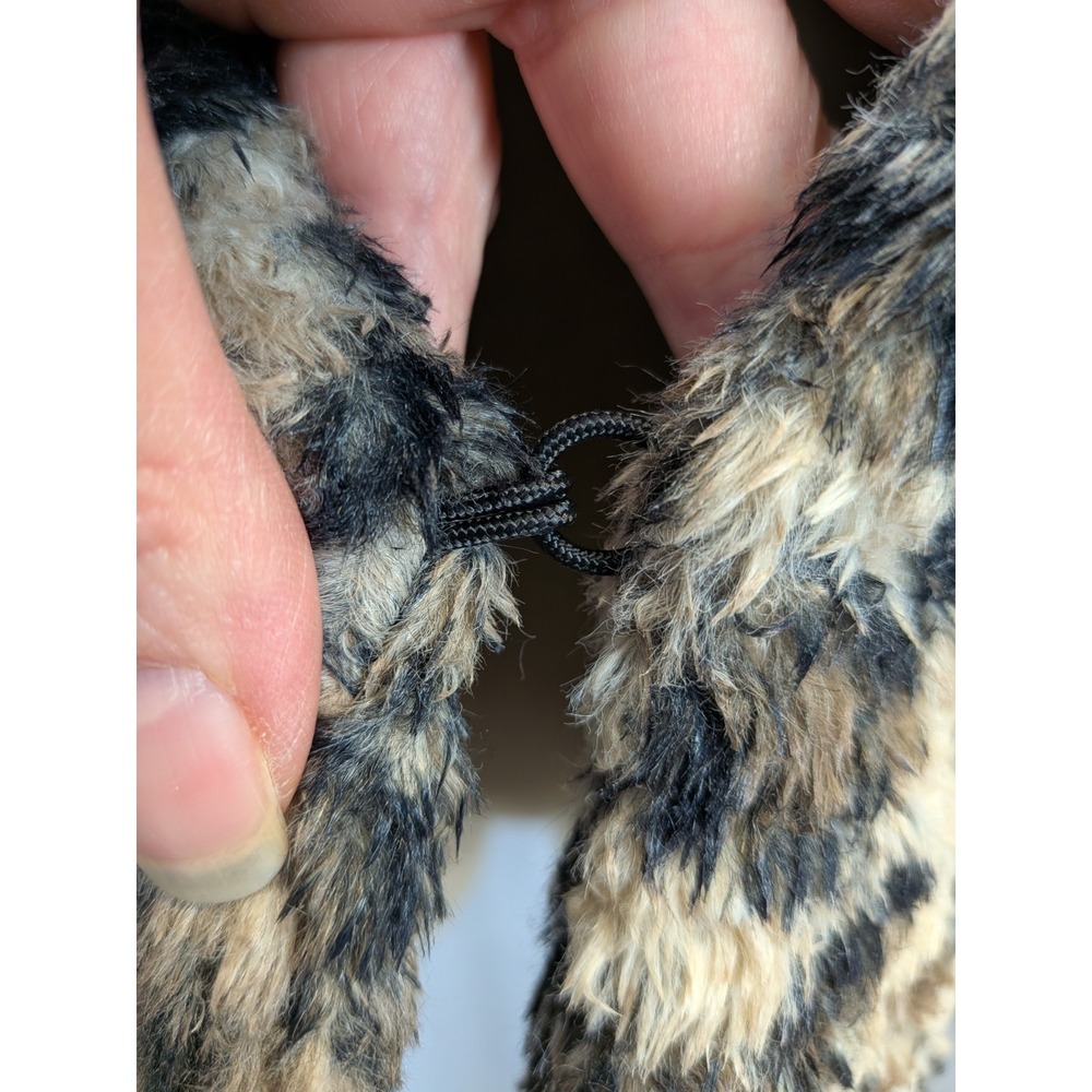 Dylan by True Grit Jacket Large Faux Fur Leopard Print Coat Soft Fuzzy L - Picture 6 of 11